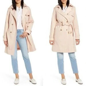 NWT Cole Haan Signature Hooded Trench Coat size Large